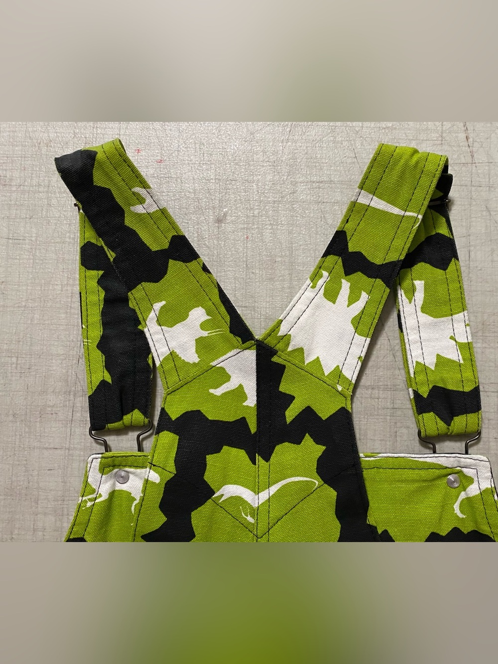 Dinosaur overalls, homemade - Picture 7 of 13